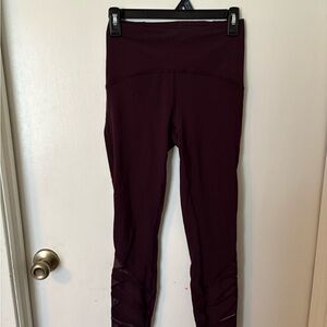 Lululemon Maroon Leggings